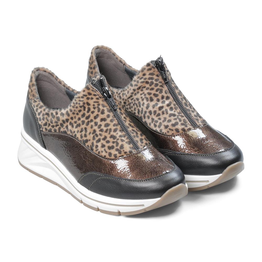 Van Dal Allerby Black Combi EE Wide Fit Slip On Shoes