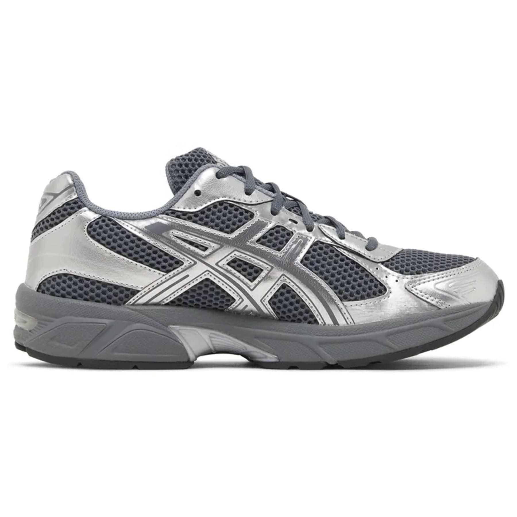 ASICS Gel 1130 Steel Grey Pure Silver trainers alternate side view