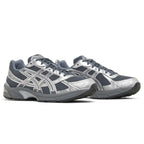 ASICS Gel 1130 Steel Grey Pure Silver trainers top view showing laces