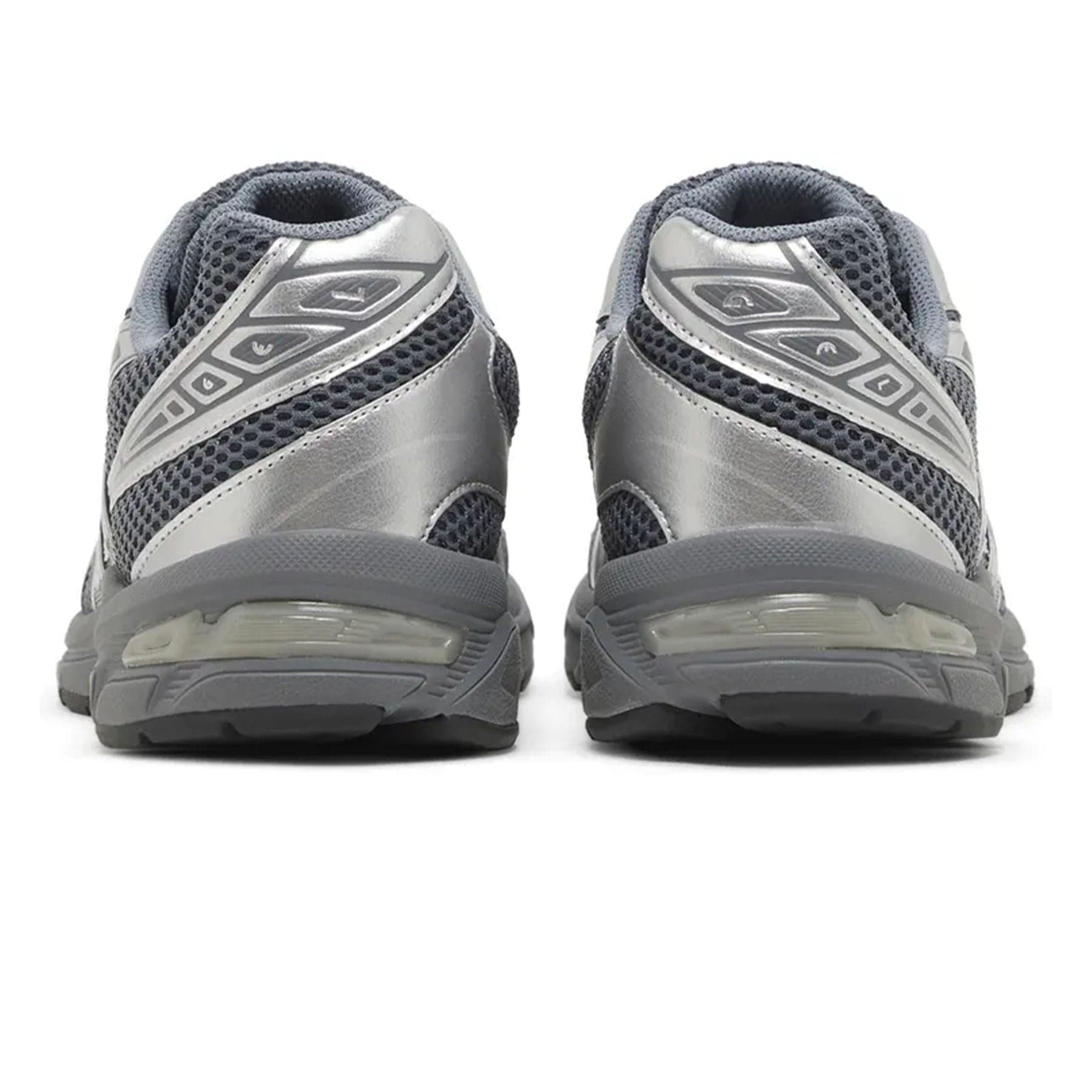 ASICS Gel 1130 Steel Grey Pure Silver trainers heel view