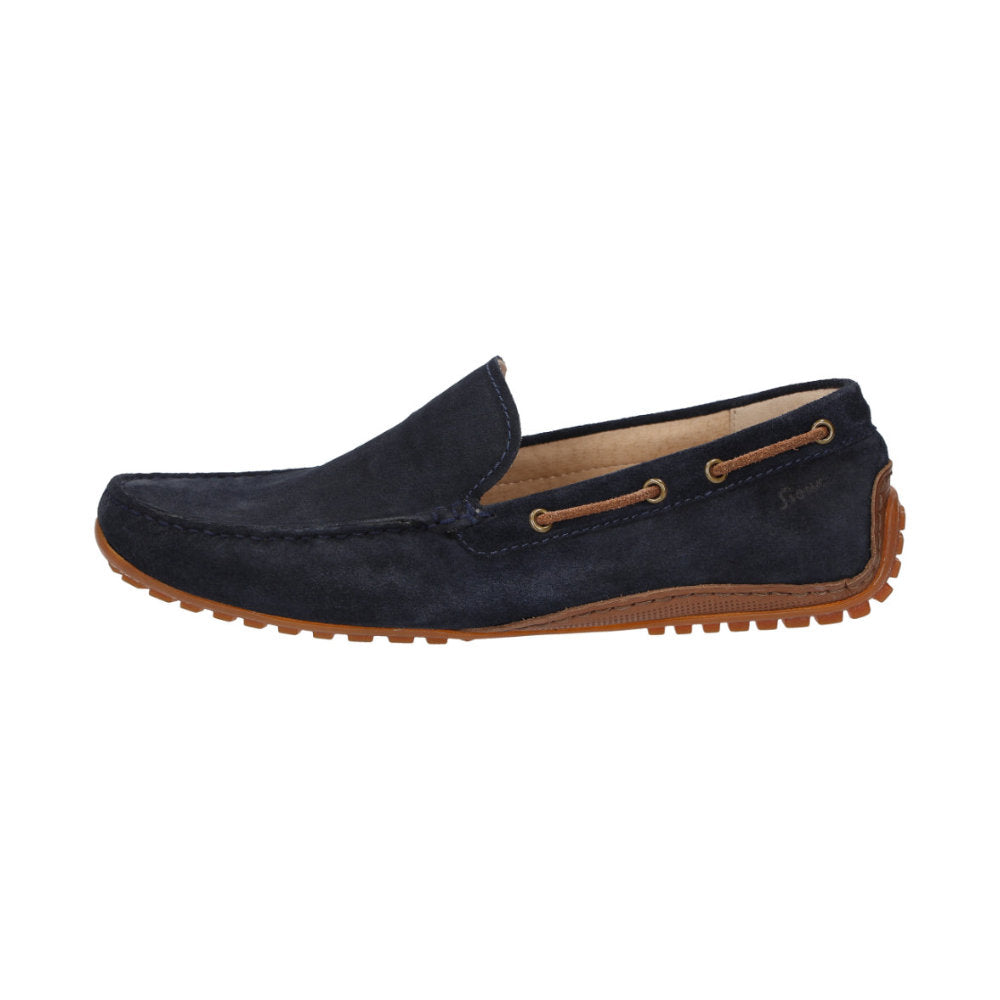 Sioux Callimo 12134 Navy Brown Mens G Fit Suede Driving Moccasins