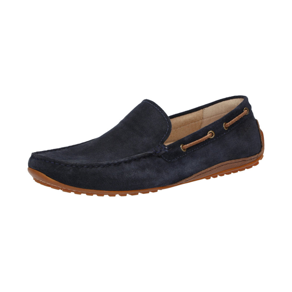 Sioux Callimo 12134 Navy Brown Mens G Fit Suede Driving Moccasins