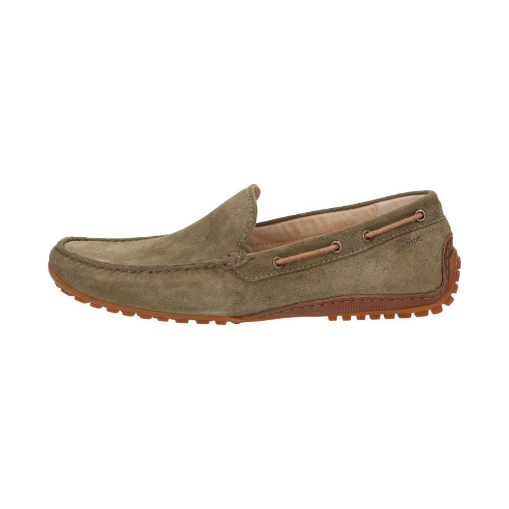 Sioux Callimo 12135 Green Brown Mens G Fit Suede Driving Moccasins
