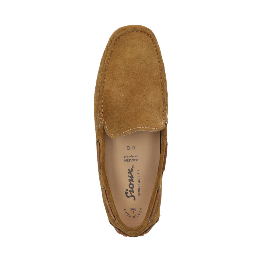 Sioux Callimo 12136 Brown Mens G Fit Suede Driving Moccasins