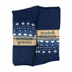 Sock Snob 1 Pack Womens Turn Over Top Warm Nordic Bed Socks for Winter