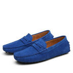 Mens Leather Anti Skid Round Toe Casual Shoes