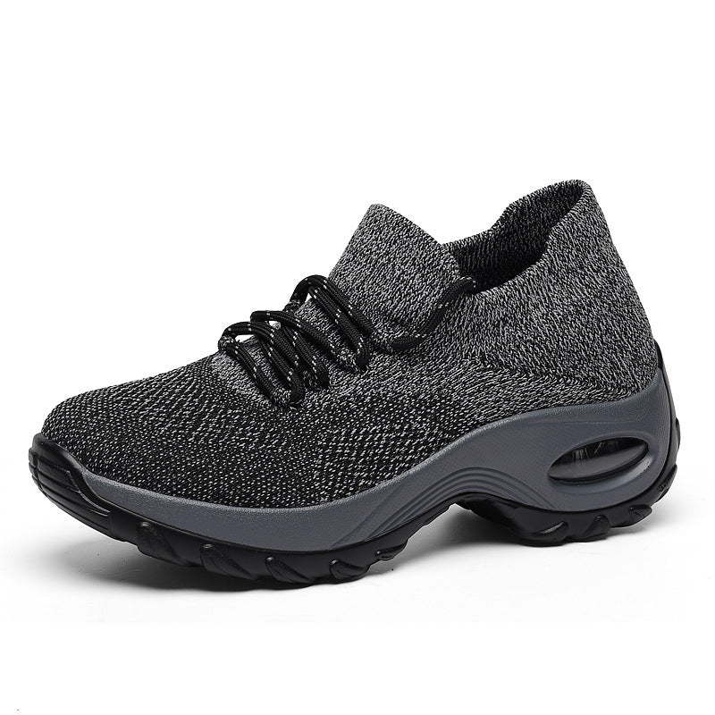 Womens Breathable Lightweight Platform Waterproof Trainers