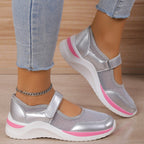 Womens Breathable Mesh Round Toe Trainers