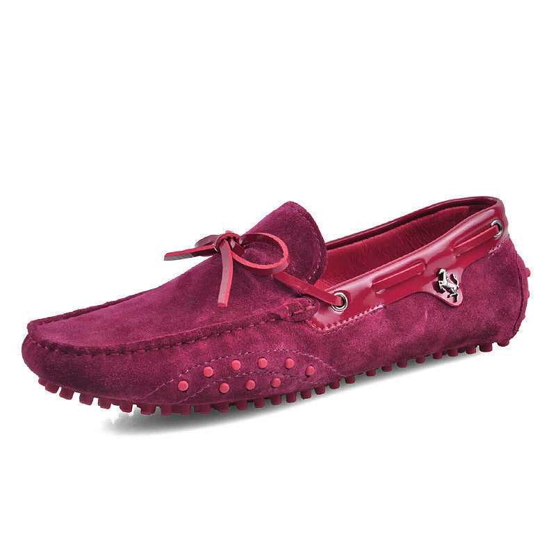 Leather Breathable Round Toe Shoes