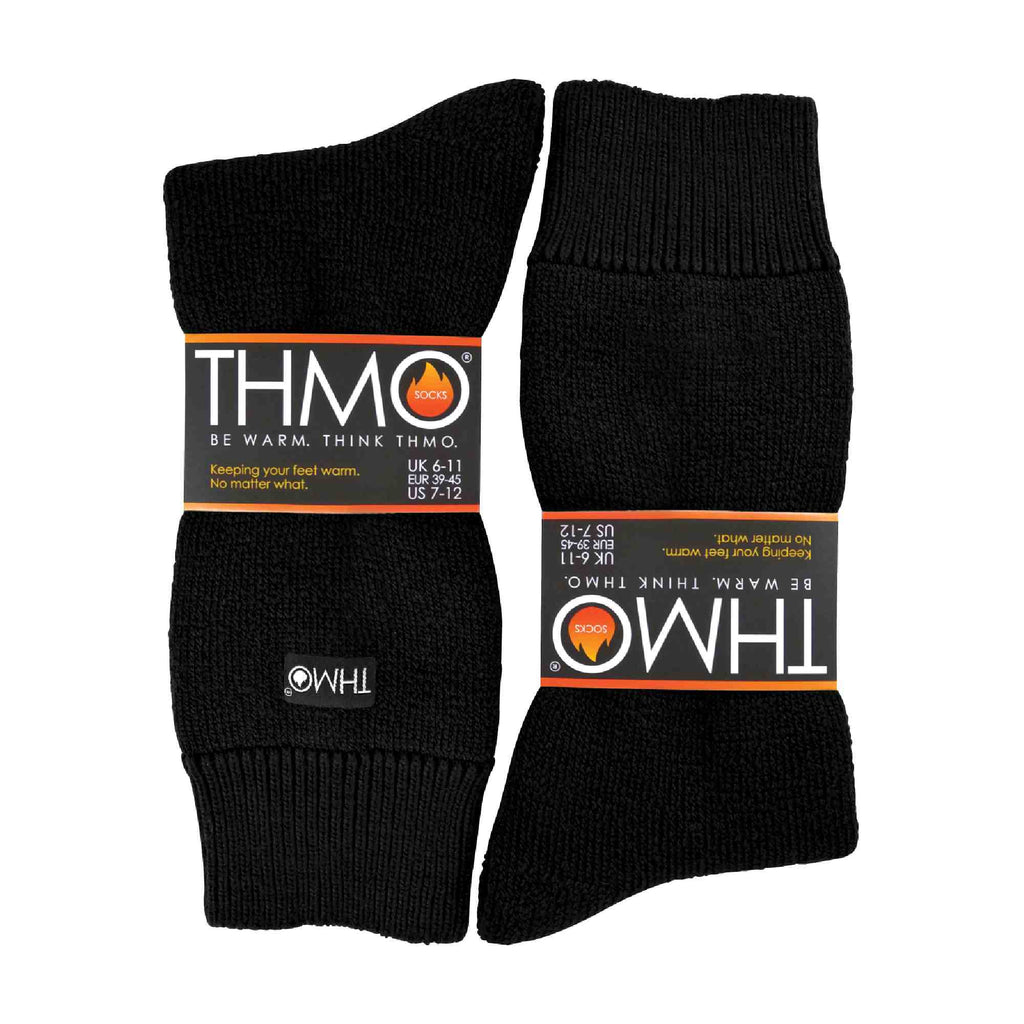 Sock Snob Mens Thick Winter Thermal Socks with Comfort Top (Multipack Options)