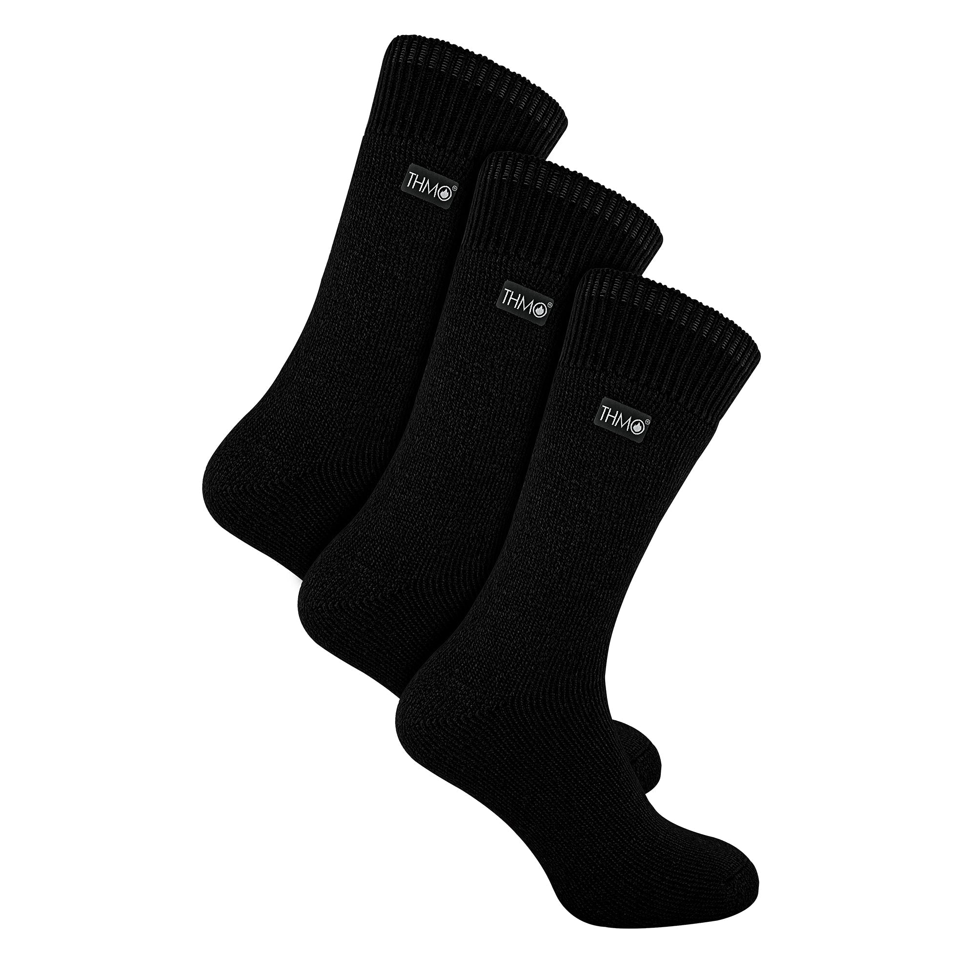 Sock Snob Mens Thick Winter Thermal Socks with Comfort Top (Multipack Options)