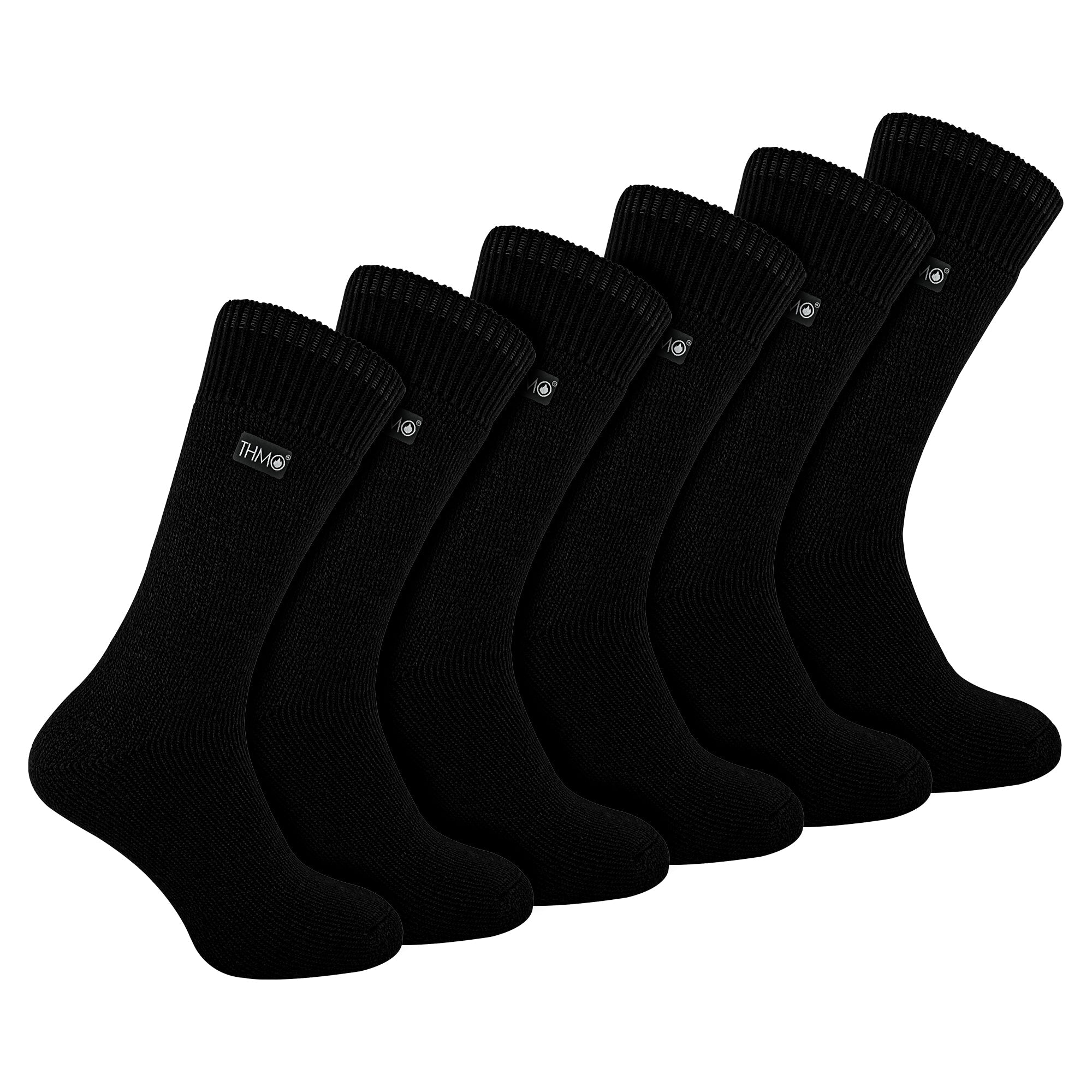 Sock Snob Mens Thick Winter Thermal Socks with Comfort Top (Multipack Options)