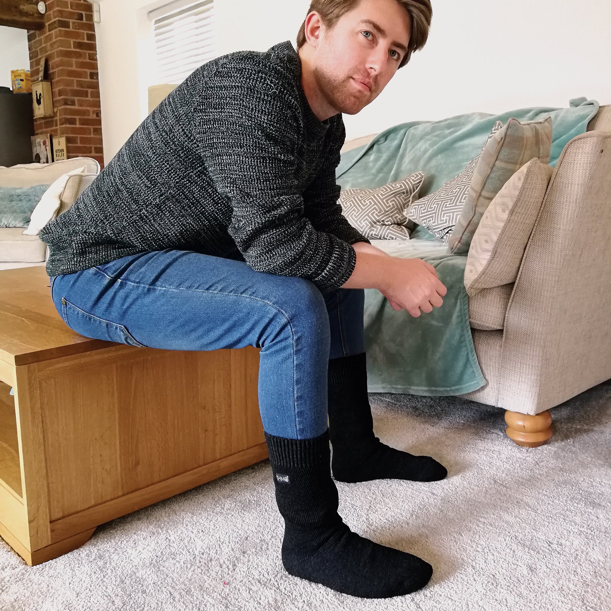 Sock Snob Mens Thick Winter Thermal Socks with Comfort Top (Multipack Options)