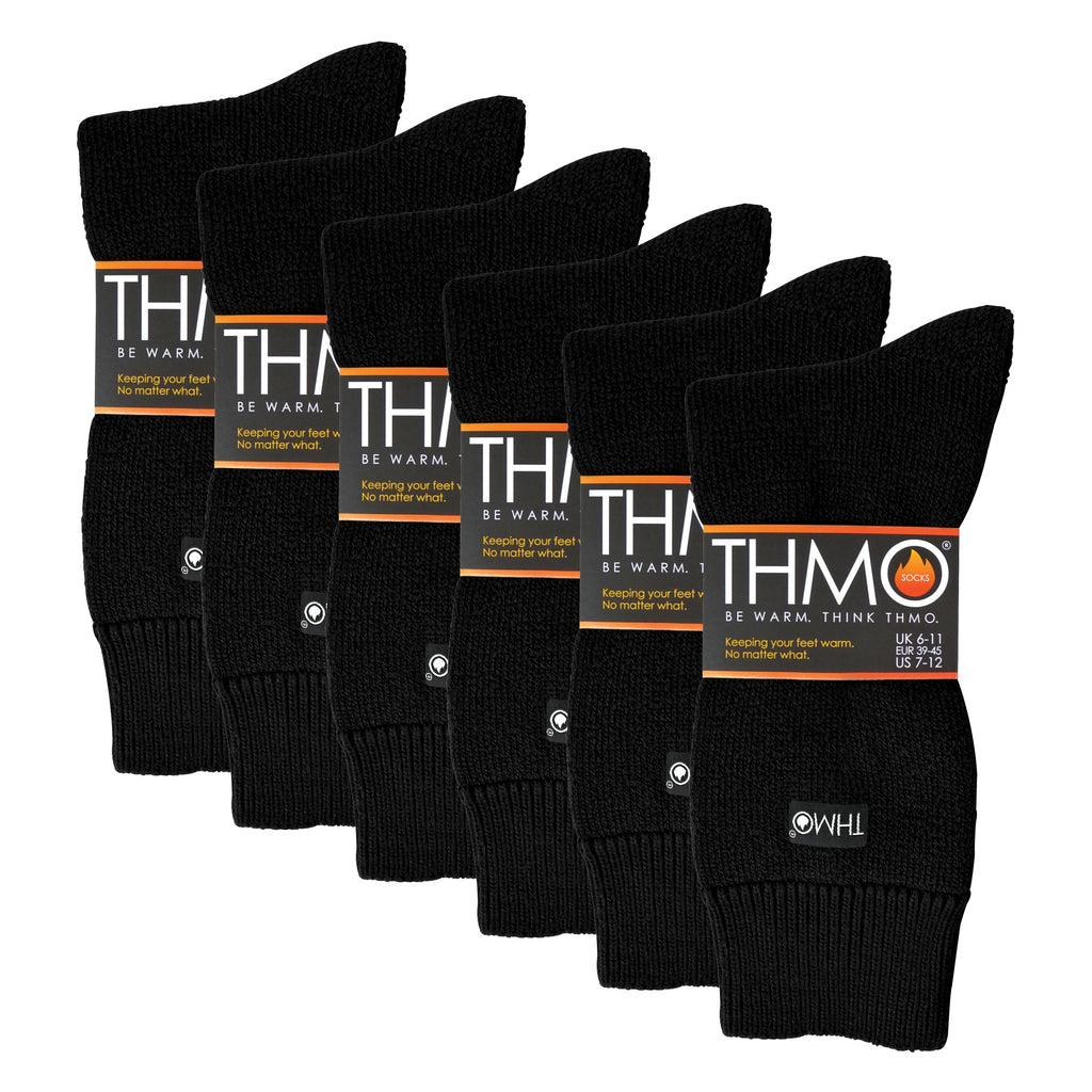 Sock Snob Mens Thick Winter Thermal Socks with Comfort Top (Multipack Options)