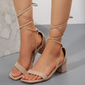 Womens Lace Up Sandals