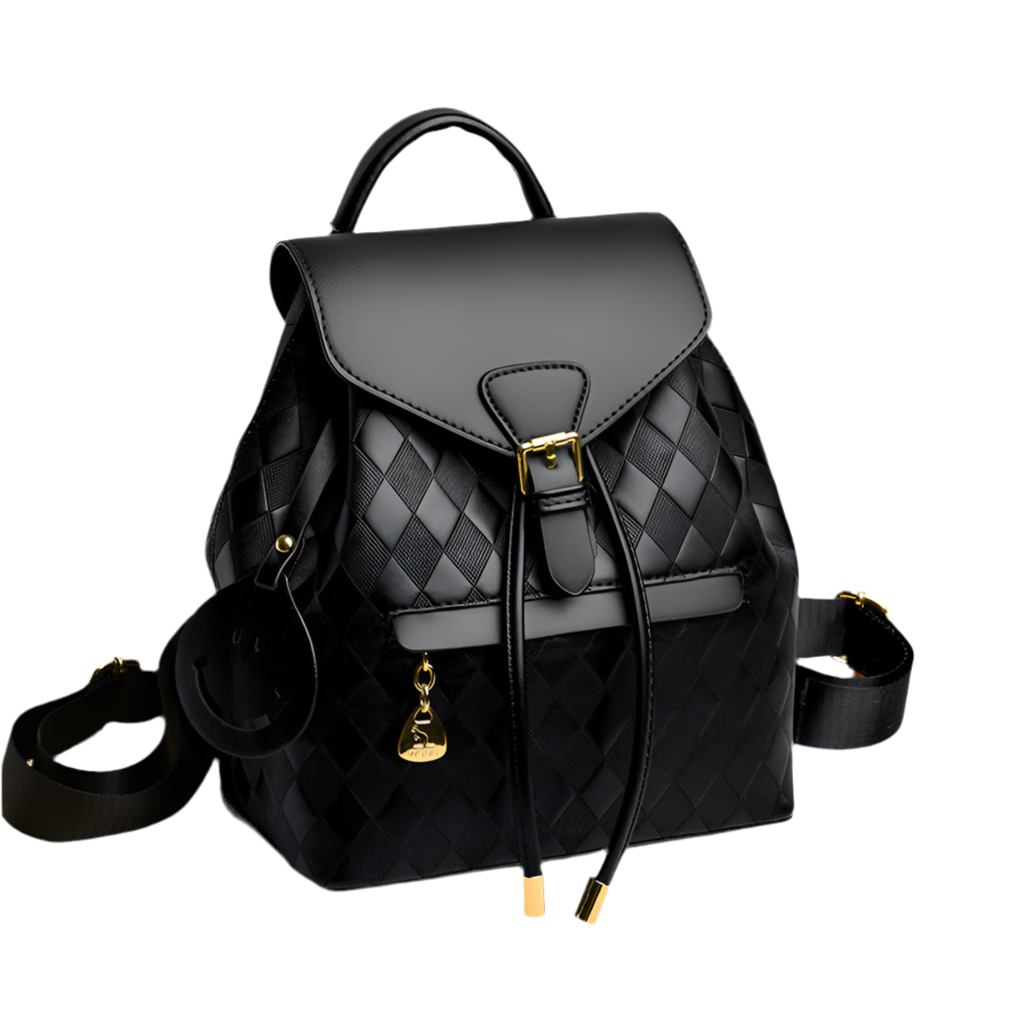 Womens Casual Leather Backpack Shoulder Bag