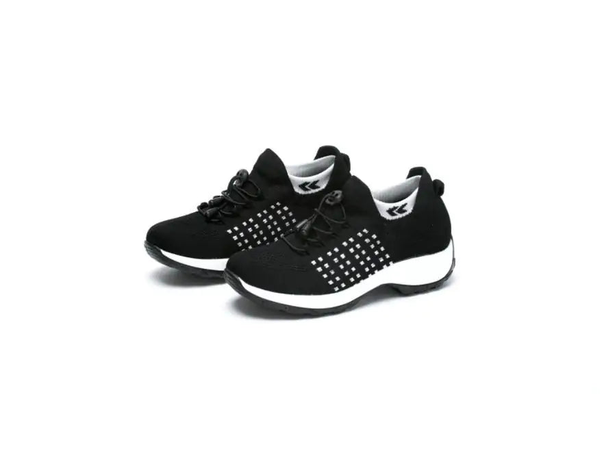 Womens Breathable Mesh Lightweight Round Toe Running Trainers