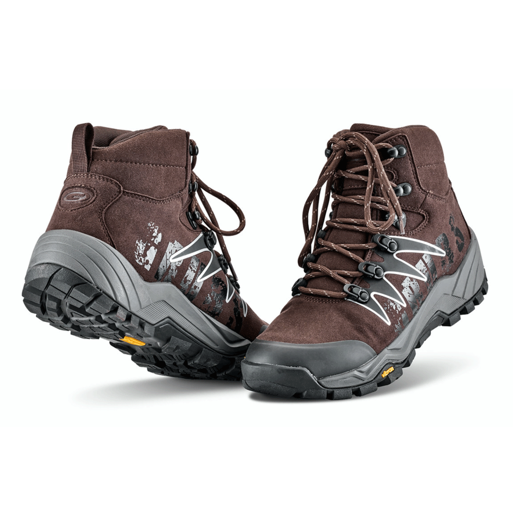 Grubs Quest Non Safety Waterproof Hiker Boots Mahogany