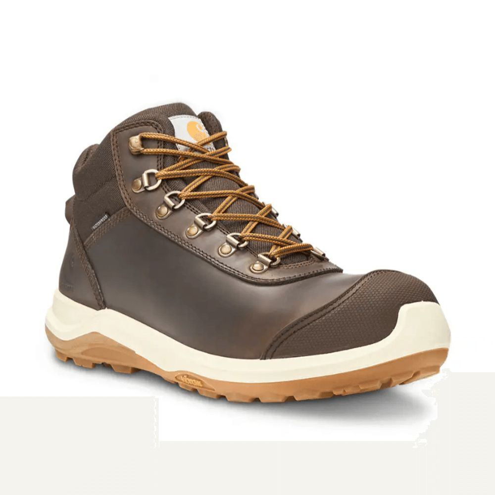 Carhartt F705159 Wylie Rugged Flex Waterproof Safety Boots Dark Brown