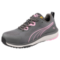 Puma Celerity Womens Low S1 HRO SRC Safety Work Safety Trainers Shoe Grey / Pink