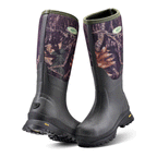 Grubs Treeline 8.5 Thermal Rated Lined Wellington Boots - VIBRAM Sole Camo