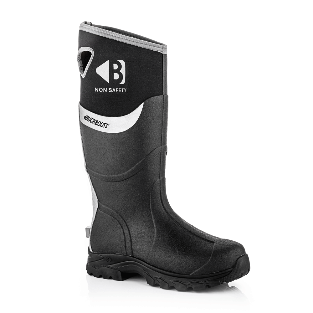 Buckler Walkerz Buckbootz Neoprene Non-Safety Waterproof Wellington Boots Black / Green
