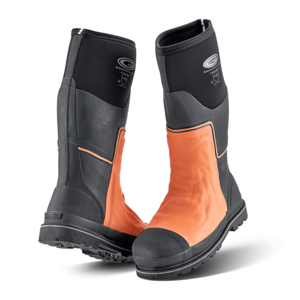Grubs Chainamic 5.0 Safety Chainsaw Boot Black / Orange