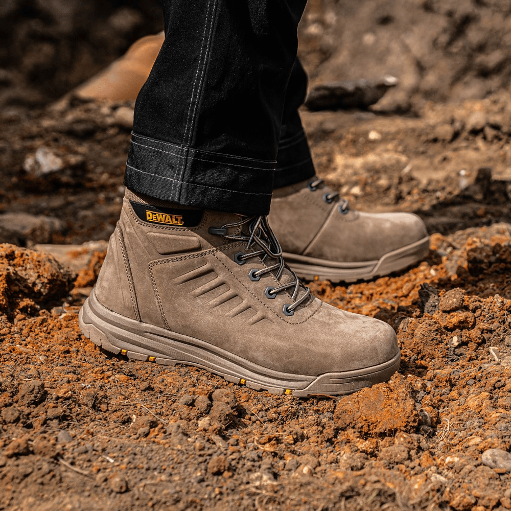 DeWalt Lima Steel Toe Safety Work Safety Boots Stone