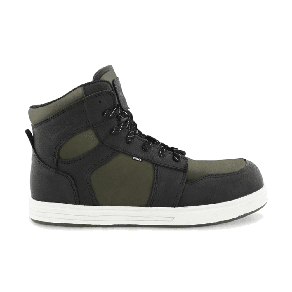 Herock Saron S3S SR FO HRO ESD SC High Safety Trainers Dark Kaki/Black