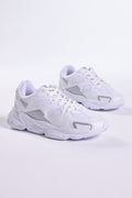 Unisex Leather Block Heel Waterproof Lace Up Trainers