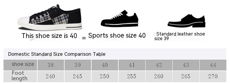 Mens Canvas Lightweight Height Increasing Low Top Trainers