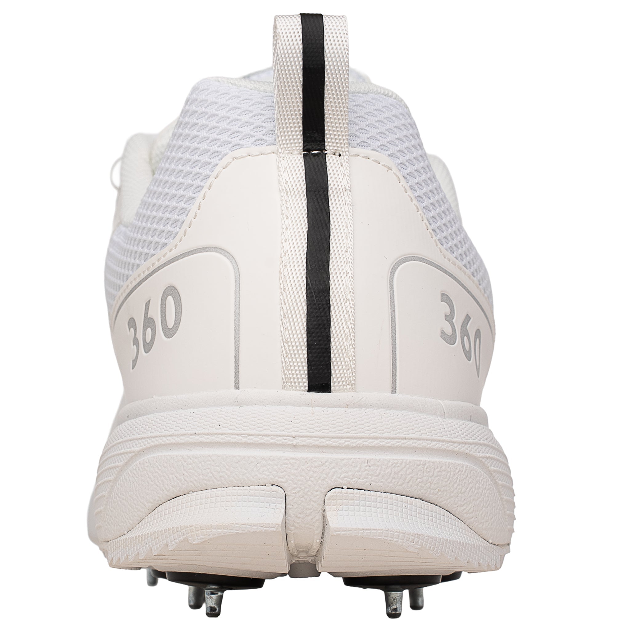 Newbery 360 Full White Spike Cricket Shoes