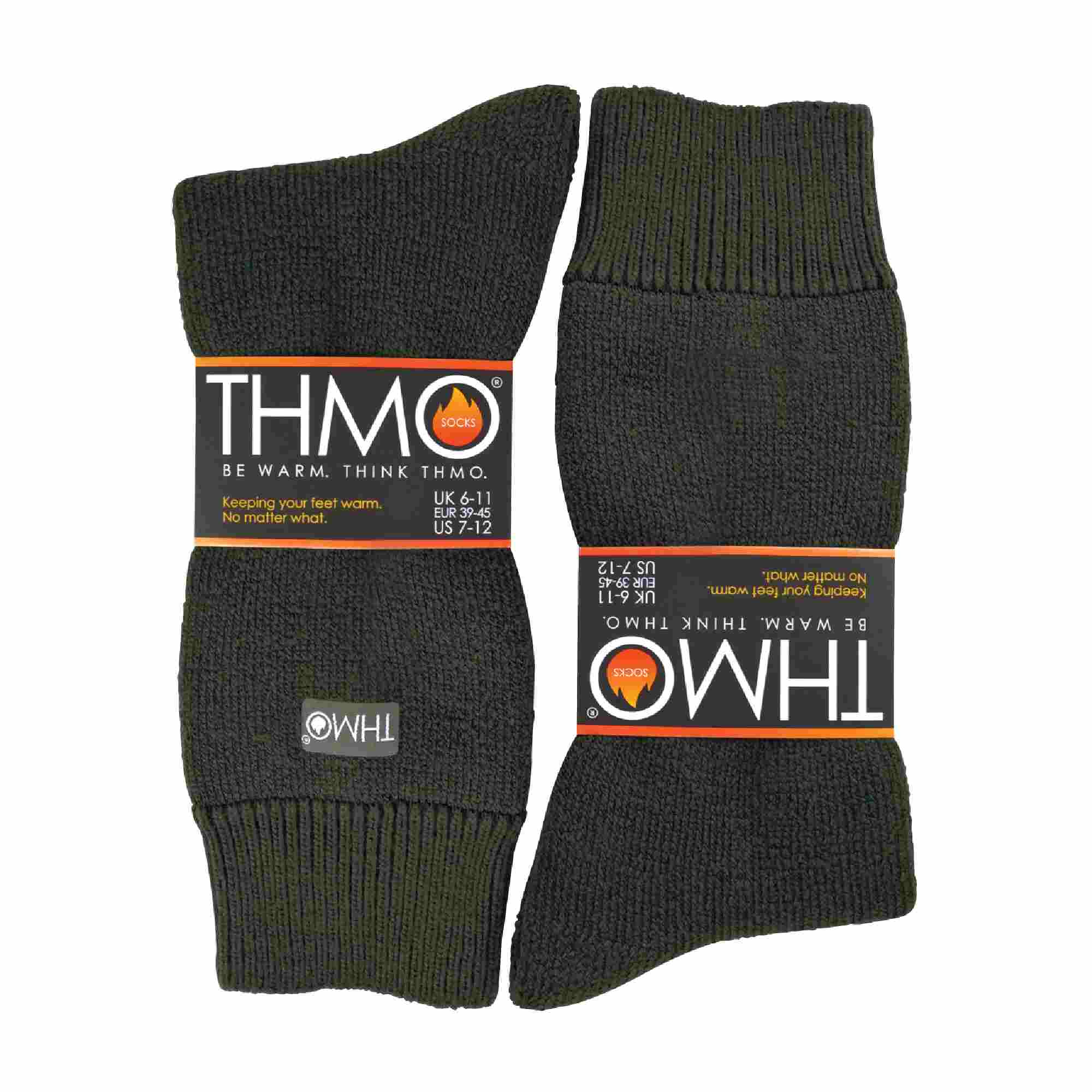 Sock Snob Mens Thick Winter Thermal Socks with Comfort Top (Multipack Options)
