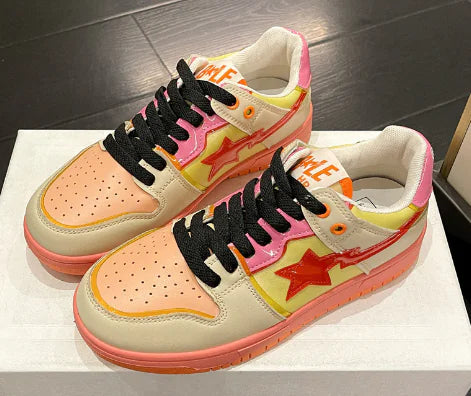 Breathable Lace Up Running Trainers