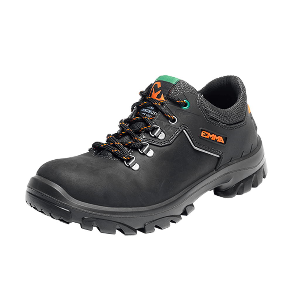 Emma 302546 Alaska D Leather Safety Hiker Work Shoe Trainer Safety Hiker Boots Black
