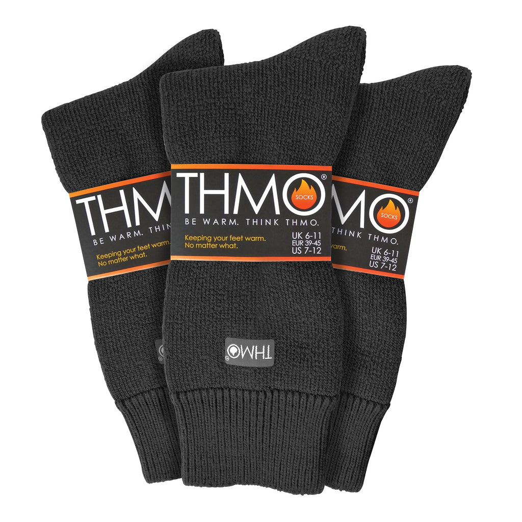 Sock Snob Mens Thick Winter Thermal Socks with Comfort Top (Multipack Options)