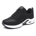 Womens Breathable Mesh Lightweight Lace Up Round Toe Running Trainers