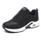 Womens Breathable Mesh Lightweight Lace Up Round Toe Running Trainers