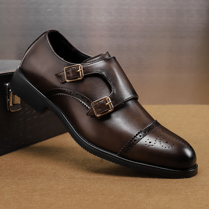 Mens Leather Low Top Shoes
