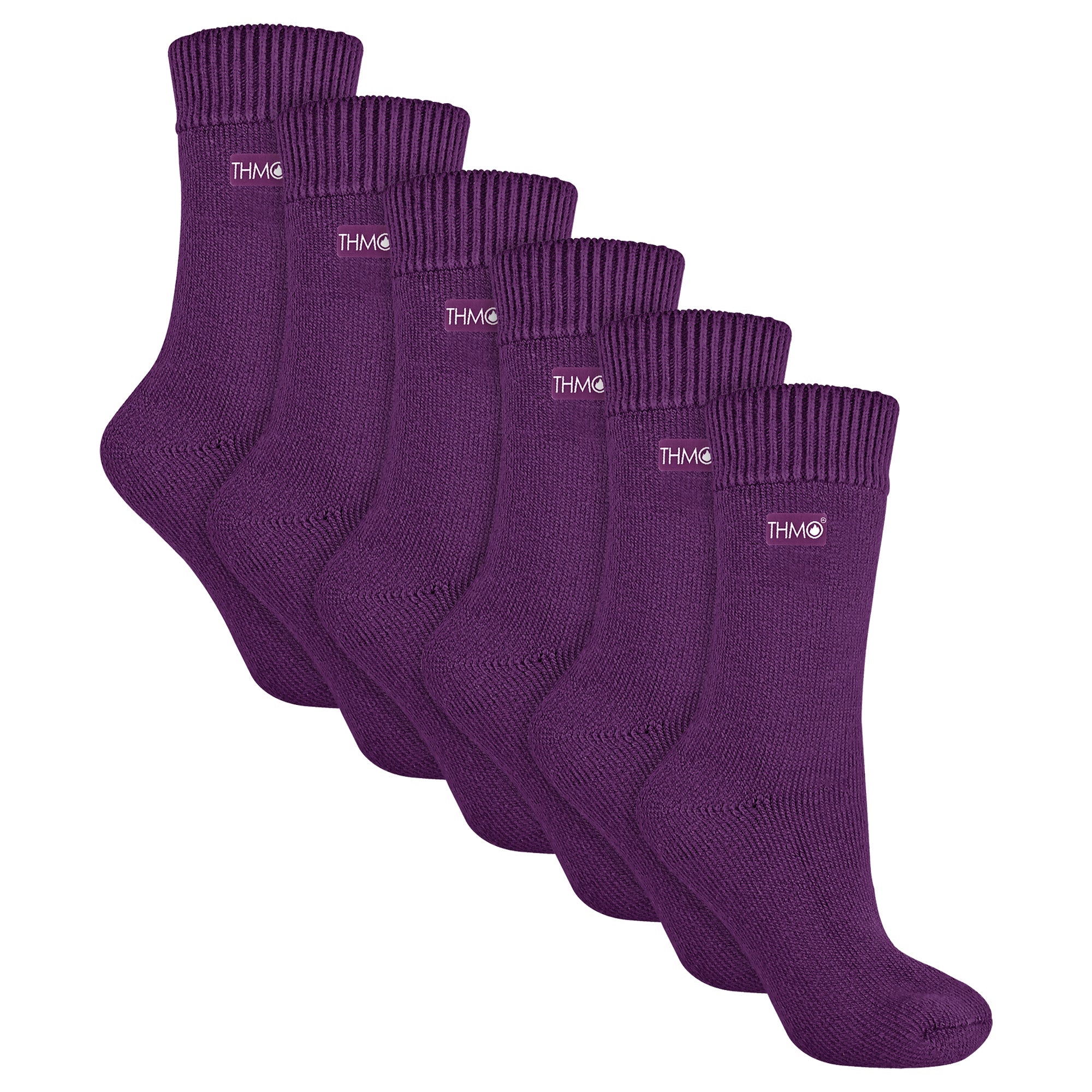 Sock Snob Womens Thick Winter Thermal Socks with Seamless Toe (Multipack Options)