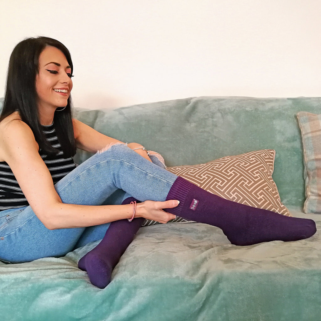 Sock Snob Womens Thick Winter Thermal Socks with Seamless Toe (Multipack Options)