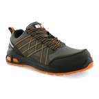 Herock Varro S1P Antistatic Lightweight Safety Trainers Dark Kaki