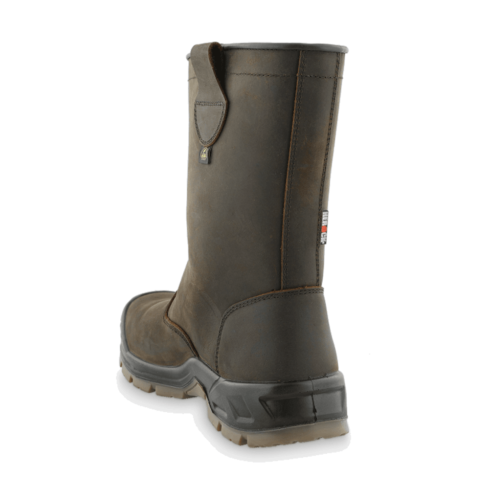 Herock Icarus S7S SR FO HRO ESD CI SC Composite Waterproof Rigger Boots Brown