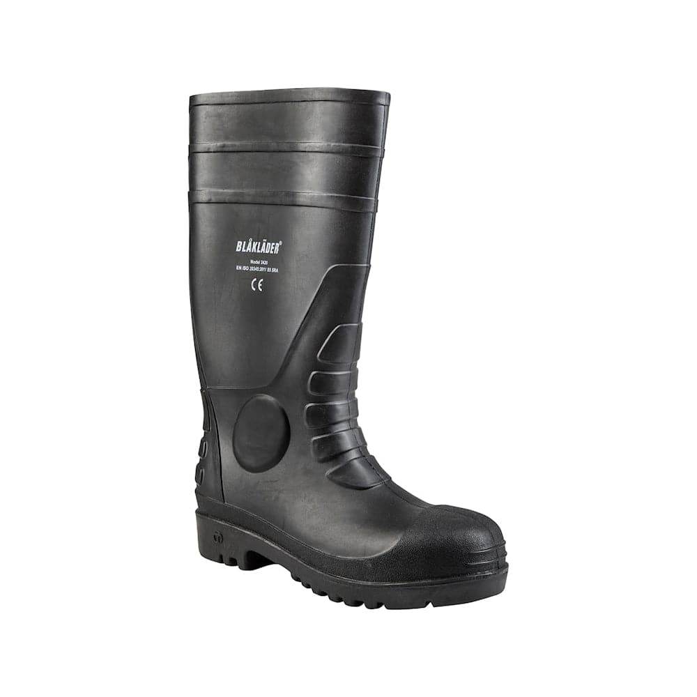 Blaklader 2420 Safety Wellington Rubber Boot S5 Black