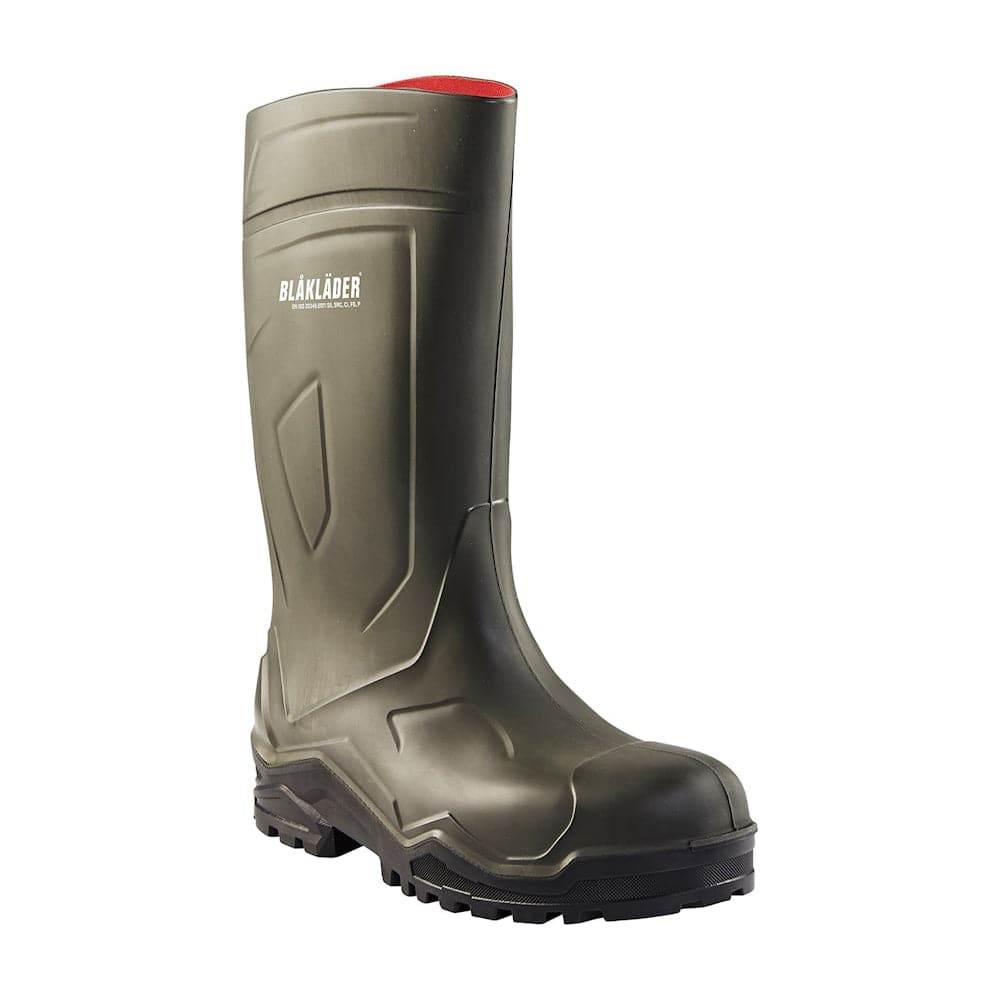 Blaklader 2422 Safety Wellington Boots S5 Army Green/Black