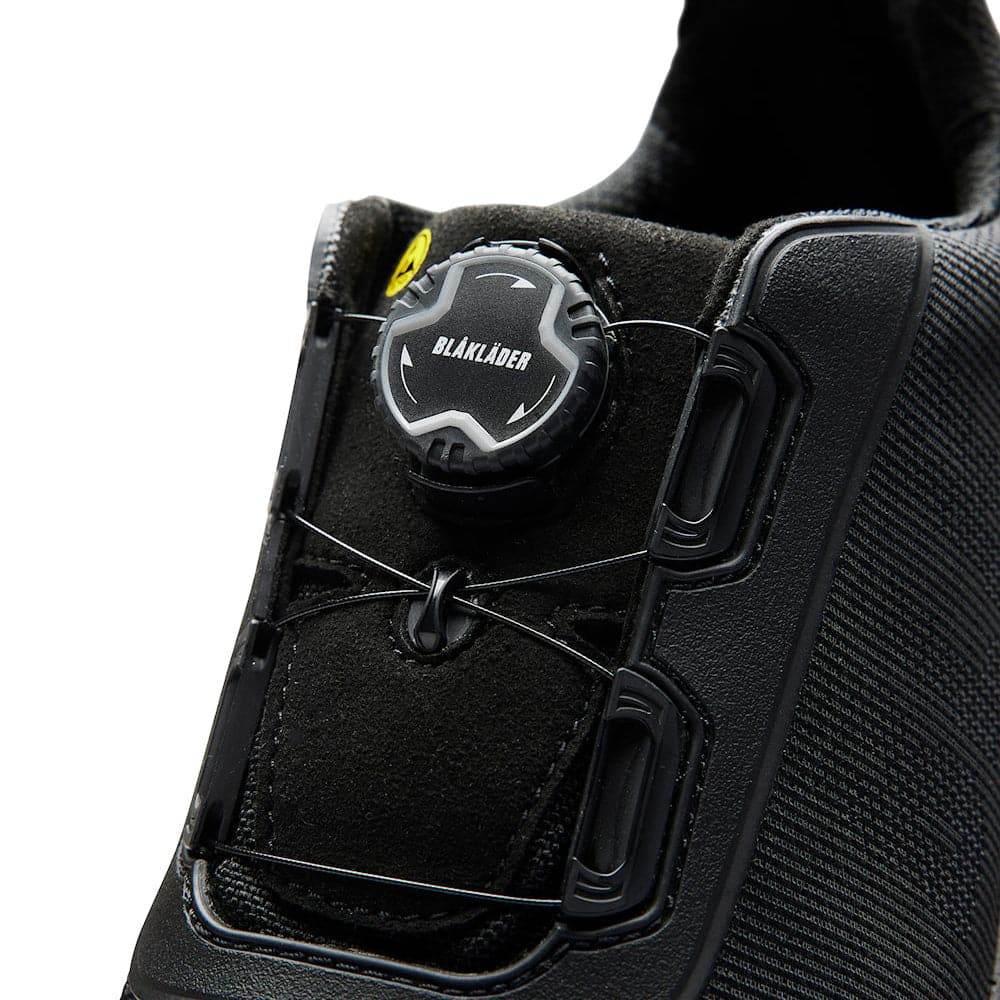 Blaklader 2470 Gecko ESD Water Repellent Safety Trainers Shoe Black/Black
