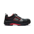 Blaklader 2472 Gecko Highly Breathable ESD Safety Trainers Shoe Black/Red / Black/Yellow