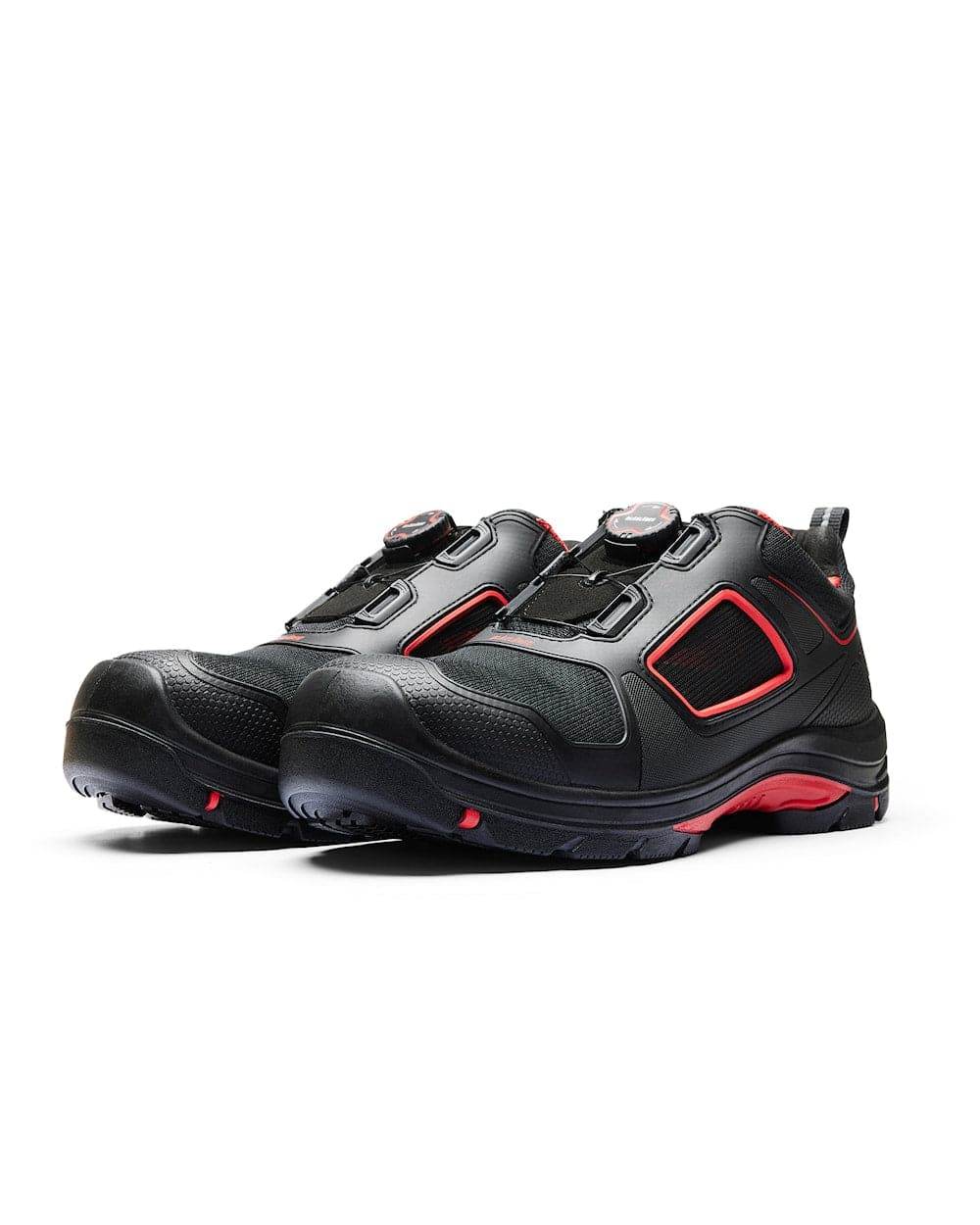 Blaklader 2472 Gecko Highly Breathable ESD Safety Trainers Shoe Black/Red / Black/Yellow