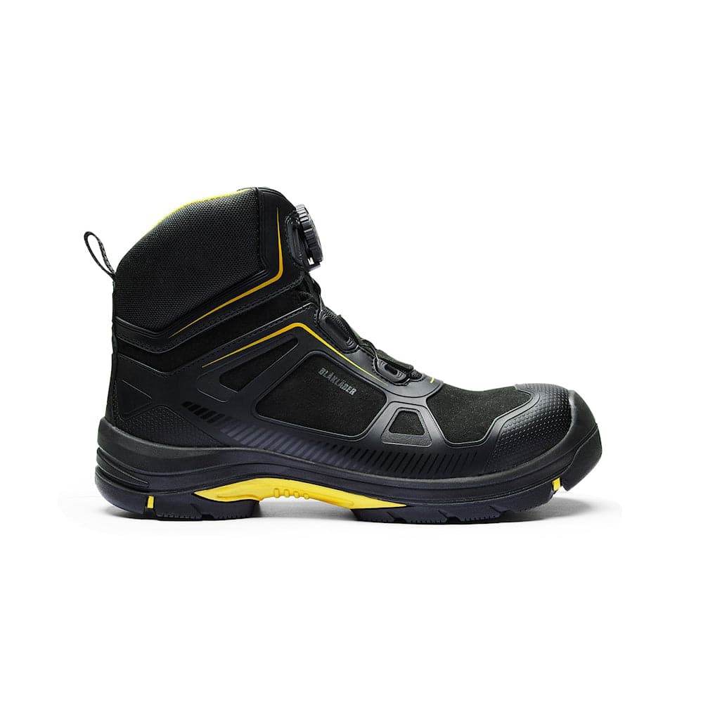 Blaklader 2473 Gecko Lightweight Water Repellent Safety Boots Black/Red / Black/Yellow