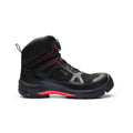 Blaklader 2473 Gecko Lightweight Water Repellent Safety Boots Black/Red / Black/Yellow